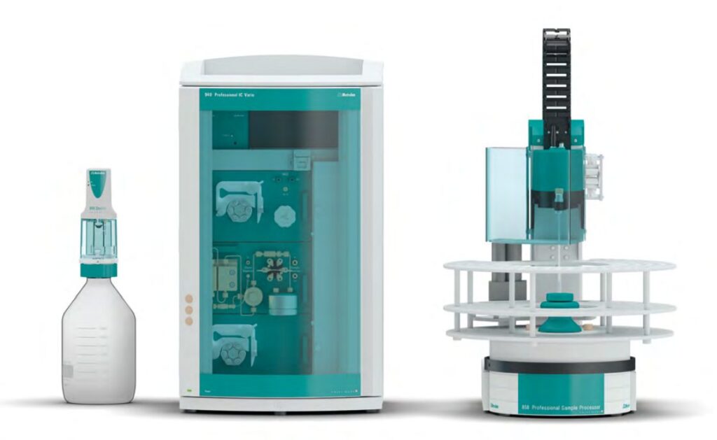 Chromatograf jonowy 940 Professional IC Vario firmy Metrohm